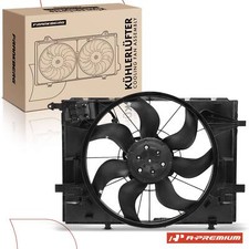 Conjunto de ventilador de refrigeración A-Premium con motor sin escobillas para Mercedes-Benz C300 15-24