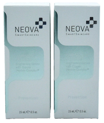 NEOVA Illuminating Eye Serum DNA Repair ( 0.5 fl oz /15ml) *New In Box* [2 Pack]