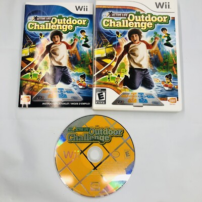 Active Life Game Outdoor Challenge Nintendo Wii, 2008 COMPLETE
