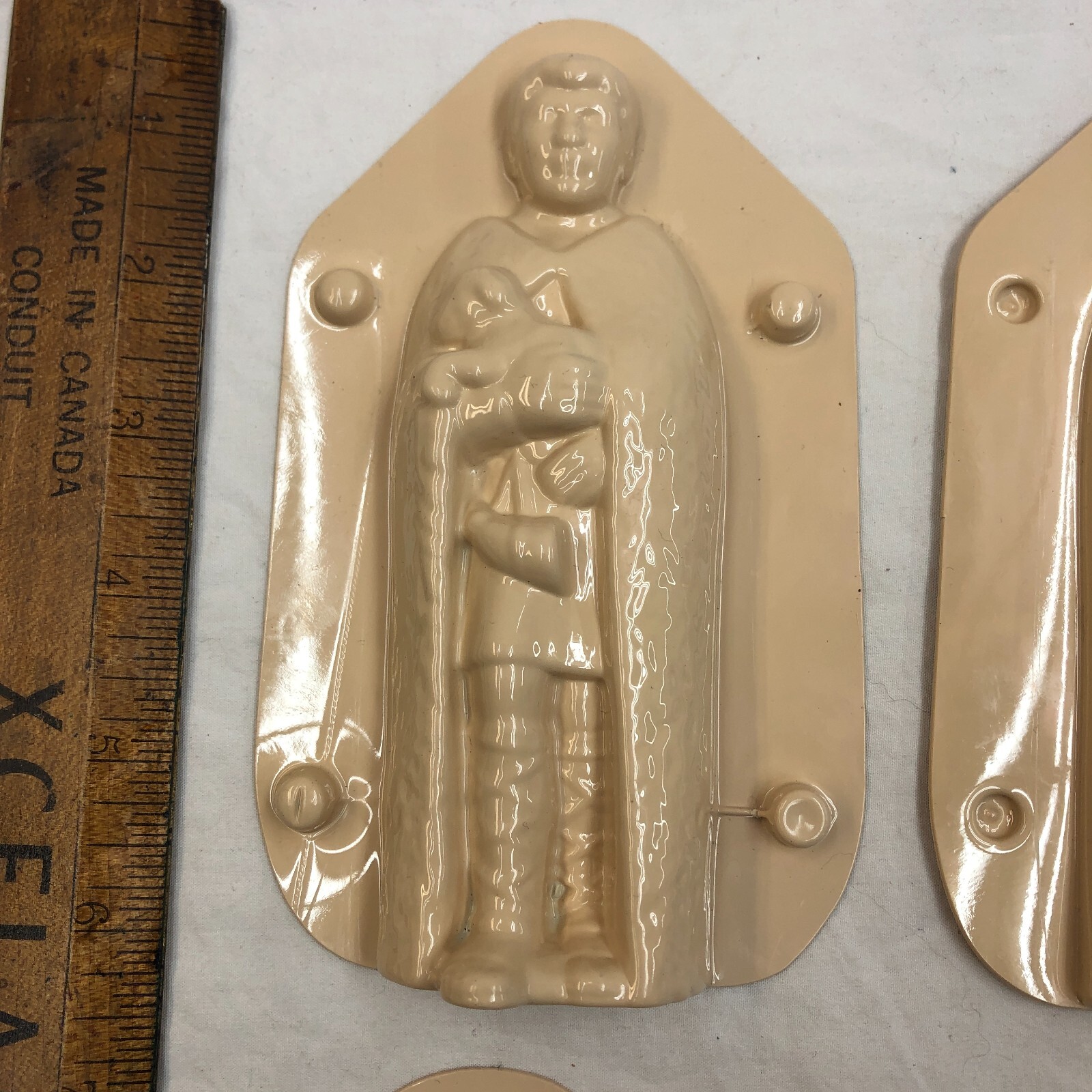 (Lot of 5) Vintage Chocolate Molds Nativity Wise Men Two Sided Baby