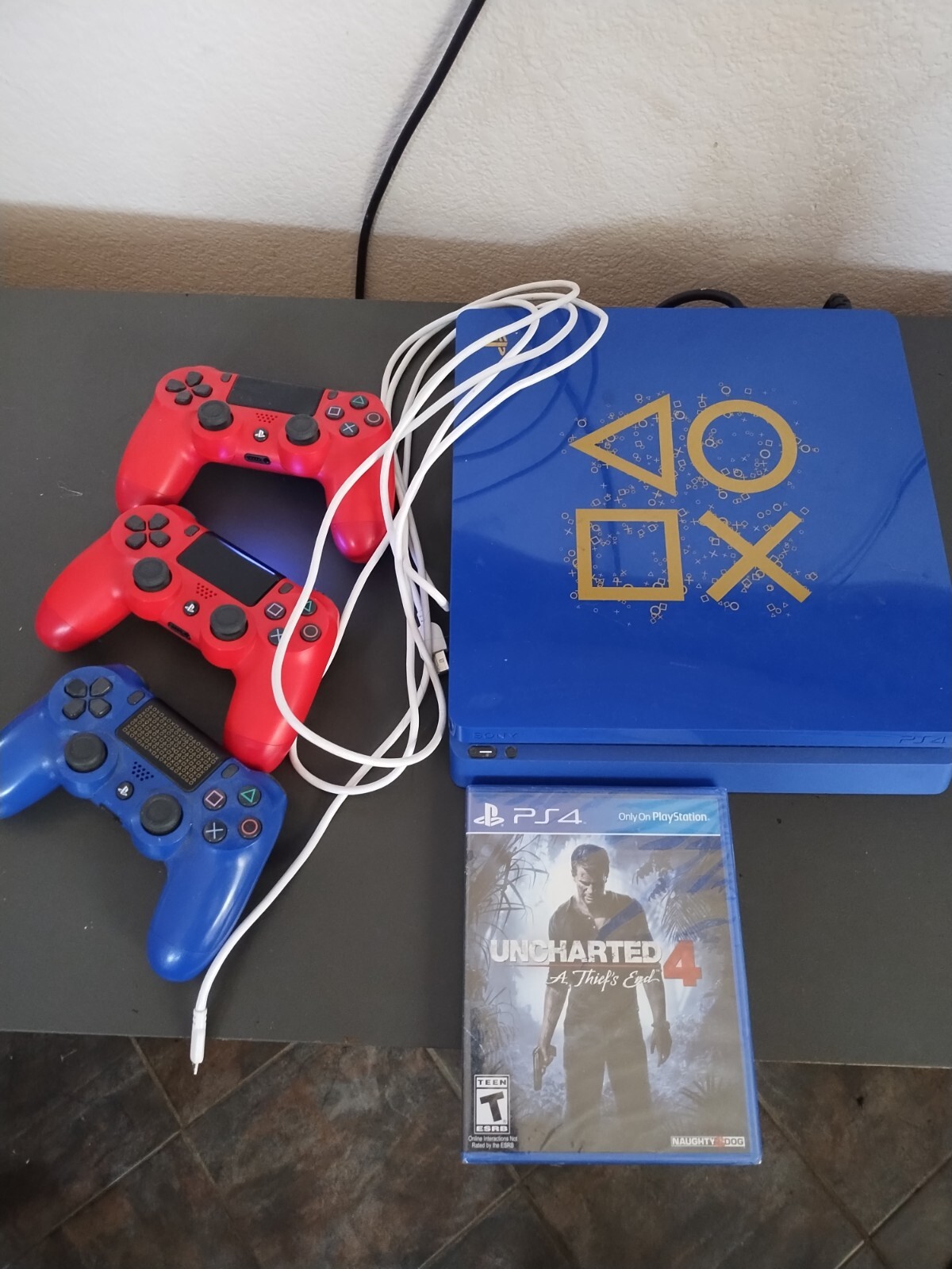 Controller Days Of Play Special Edition Ps4 1tb Slim Controller