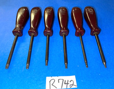 MATCO TOOLS 6 PIECE TORX SCREWDRIVER SET MAROON HANDLES