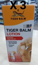 3x80ml Lotion Tiger Balm Strong Pain Relief Shoulder Back Pain