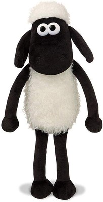 Shaun the Sheep 61173 8-inch Plush Cuddly Toy, Black and White, 8in, Suitable fo