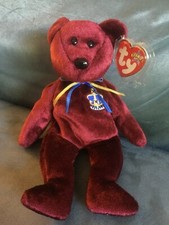 TY BEANIE BABY BEAR BUCKINGHAM THE UK BEAR - NEW WITH TAGS AND TAG PROTECTOR