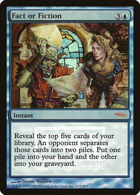 Moderate Play x 1 Fact or Fiction - FNM 06/05 Magic Promos - FOIL