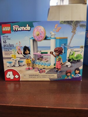 Lego Friends Building Toy  41623 Donut Shop 63 pcs Age 4+ Leo & Liann Minifigs