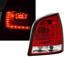 LED Rückleuchten Für VW Polo 9N3 ab 04/2005-2009 Rot Weiss im 6R Style