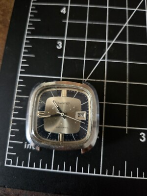 #ad thermidor mechanical mens watch blue parts as is $48.75