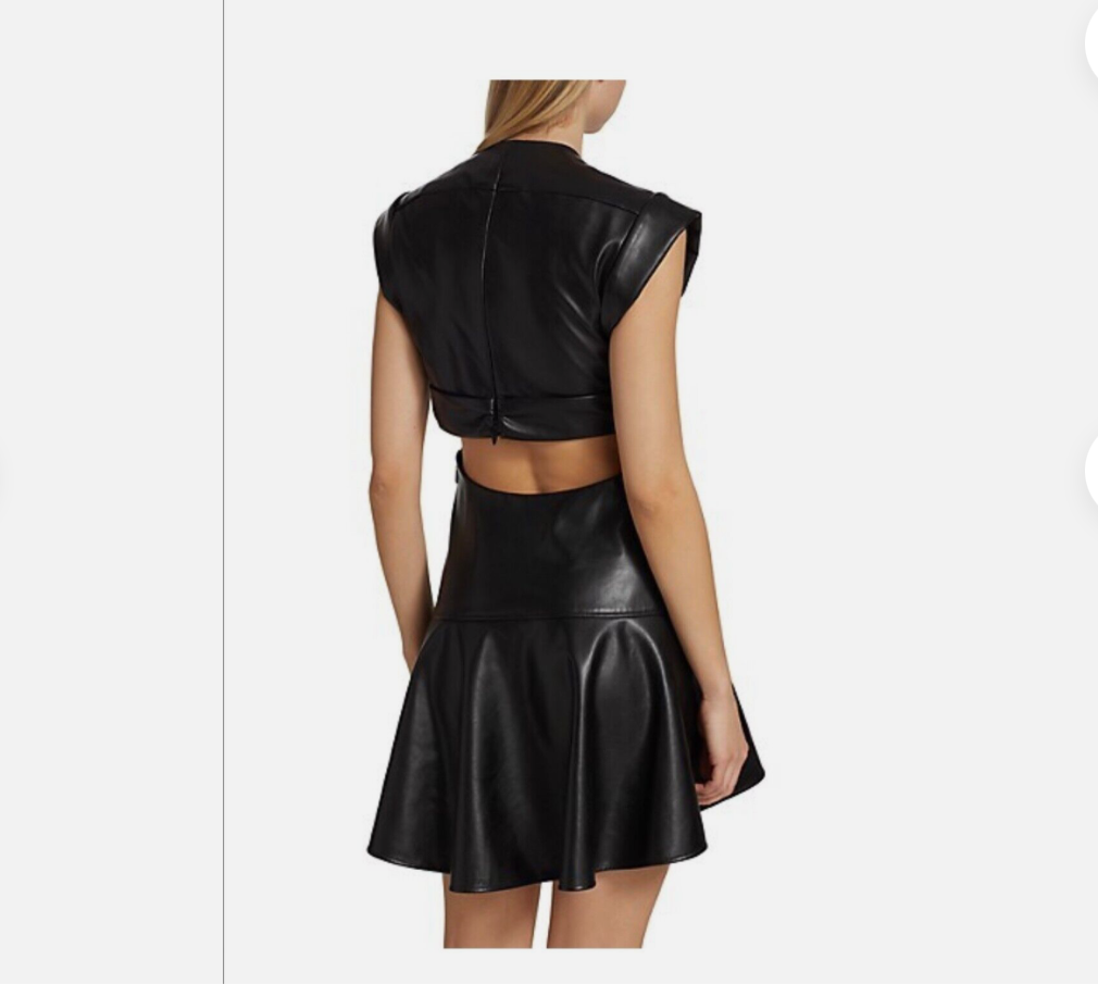 jason wu leather dress Jason Wu Leather Dress In Black - 70% Off