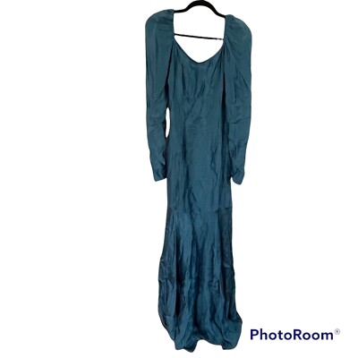 fitted lace wedding dress Prettiest 1978 Halston Dark Teal Jersey One Shoulder Draped Full Lengt –  Shrimpton Couture