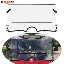 For 2004-2013 Yamaha Rhino 450,660,700 Folding Full Front Windshield 1/4" THICK!