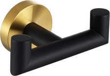 Angle Simple Double Towel Hook, Stainless Steel Hand Towel Holder for Bathroom,