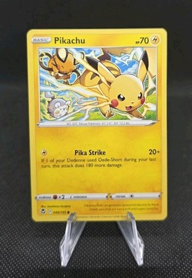Pikachu 049/195 Common Silver Tempest Pokemon 