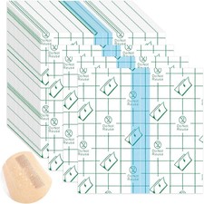 50 Pieces Transparent Stretch Adhesive Bandage Large Waterproof Transparent Film