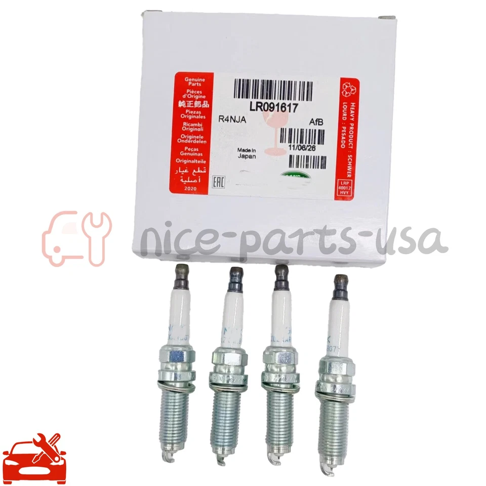 OEM For Land Rover Range Sport Evoque Discovery Sport Spark Plug x4 LR091617 — 第 2/4 张图片
