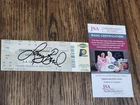 Larry Bird signed (JSA) Game Ticket 2008 Indiana vs. LA Lakers - Kobe 28 Points