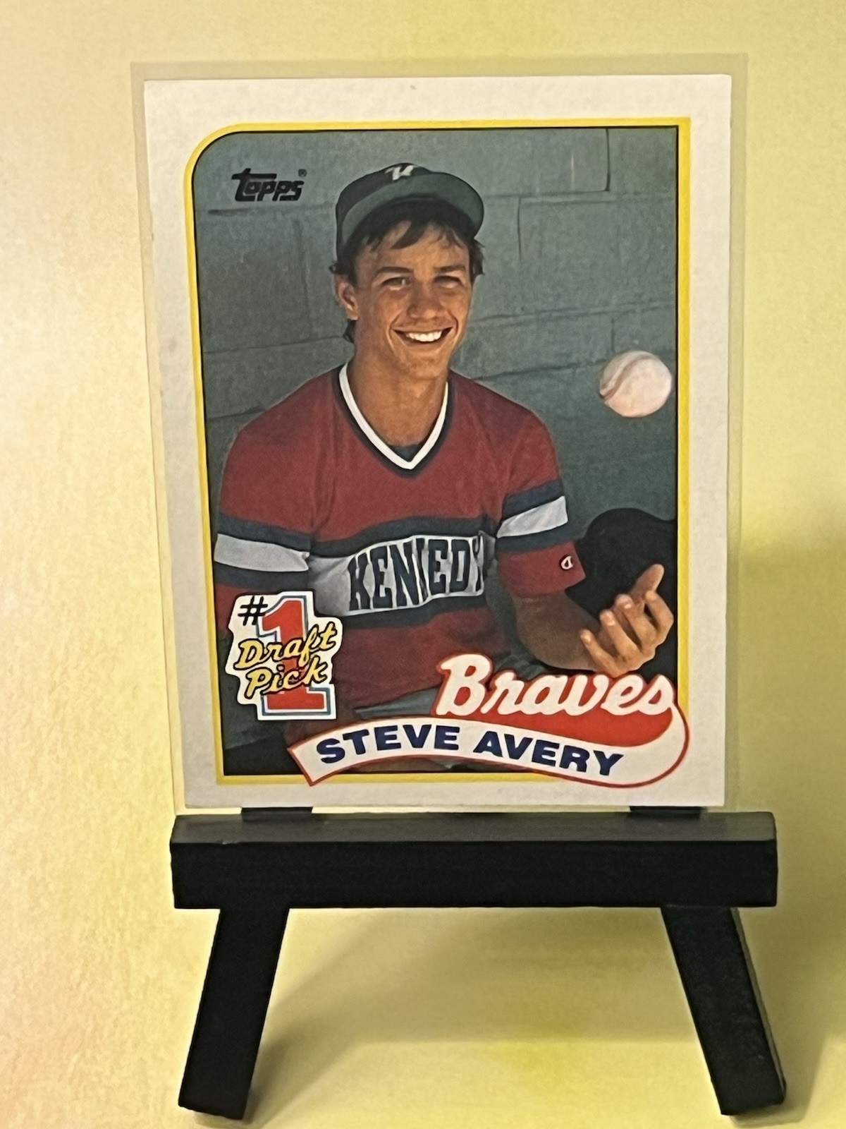 Topps 1989 Steve Avery #1 Draft Pick 💫#784 Atlanta Braves 