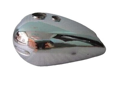 ARIEL TWIN PLUNGER CHROME STEEL PLATED PETROL FUEL GAS TANK | Fit For