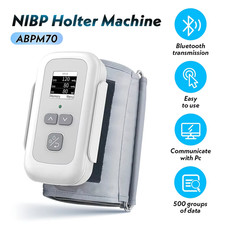 ABPM70 Adult NIBP Holter Digital Blood Pressure Monitor 24H Recorder
