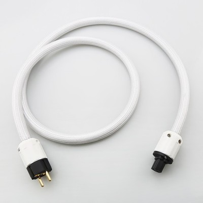 OFC HiFi Audio Power Cable US EU UK Schuko AC Gaming PC Main Supply Cord 15A