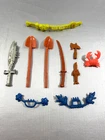 Vtg 90s Teenage Mutant Ninja Turtle TMNT Weapons Accessory Lot Sword Shovel Crab