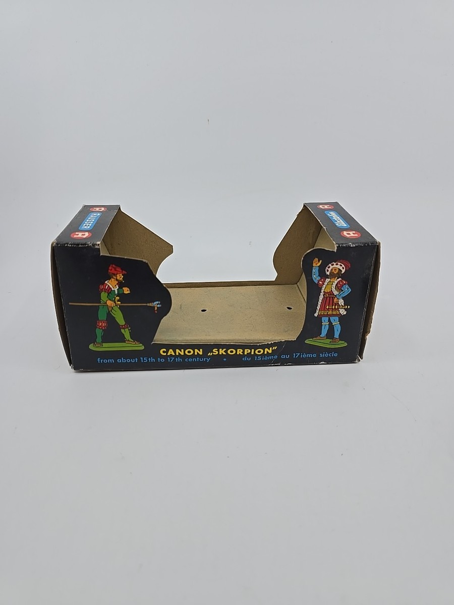 Vtg Hausser ELASTOLIN 7 cm Scorpion Fortress Gun Model #9812 1:24
