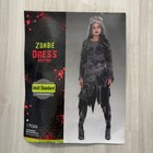 Zombie Bride Women Costume Dress Halloween Cosplay W Veiled Tiara Sz Standard