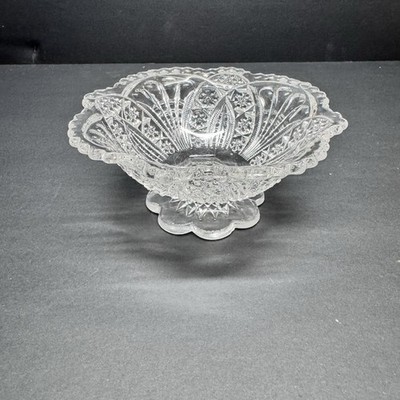 EAPG Cambridge No. 2694 Footed Flared Ruffled Bowl