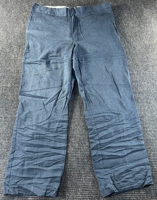 Dickies Flex 874 Original Fit Work Pants Mens 36x30 Blue Cotton Twill Straight