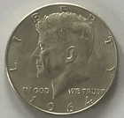 1964 Philadelphia Silver Kennedy Half Dollar U.S. Silver Coin