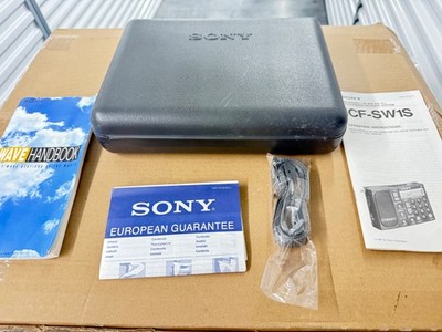 Sony Original Empty Case & Manual + Wave Hand Book for ICF-SW1 Radio