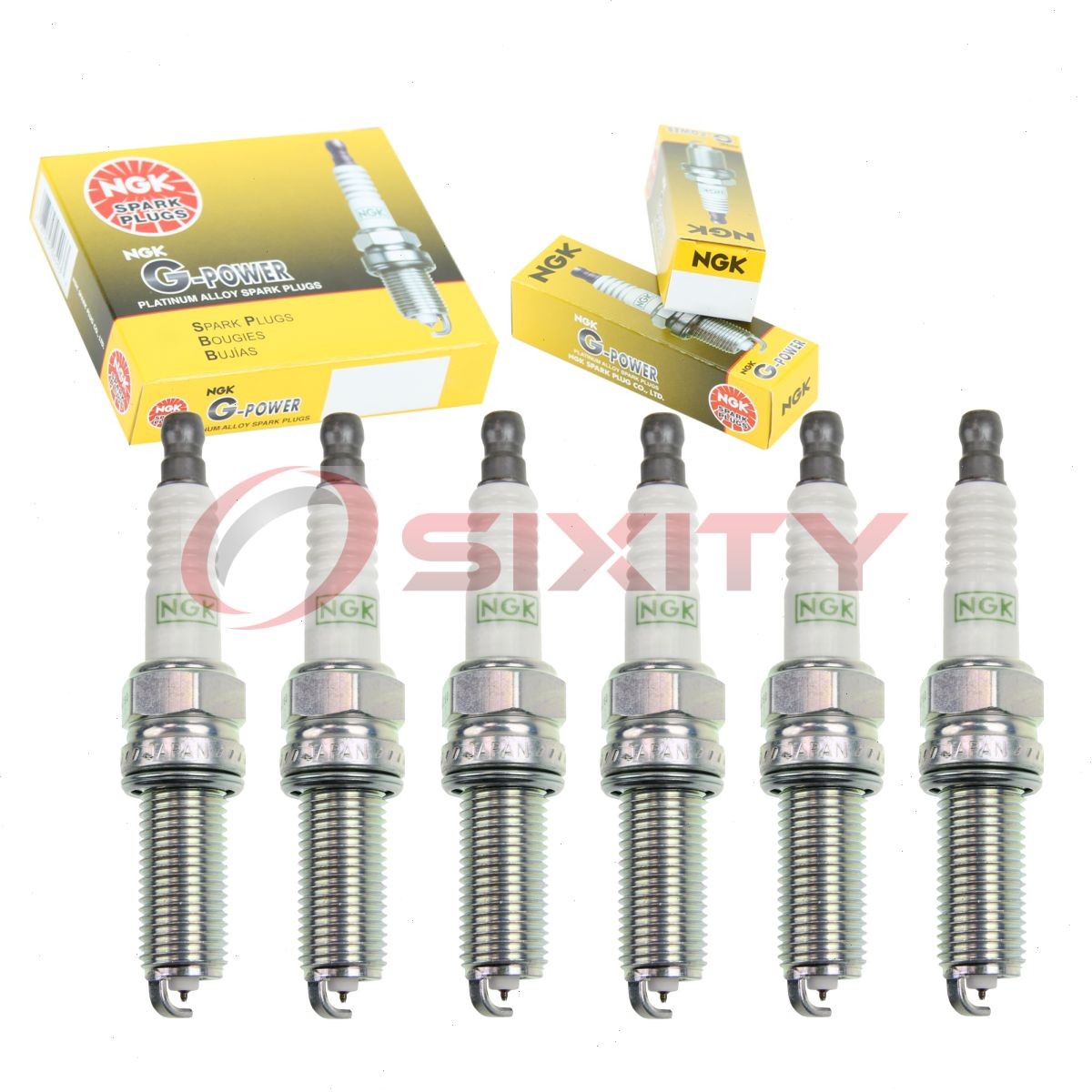 6 pcs NGK G-Power Spark Plugs for 2010-2013 Mercedes-Benz S400 3.5L V6 - aj