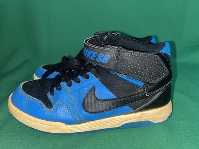 Nike SB Mogan Mid 2 JR Youth Size 4.5Y Blue Black Basketball Skater Kids Shoes