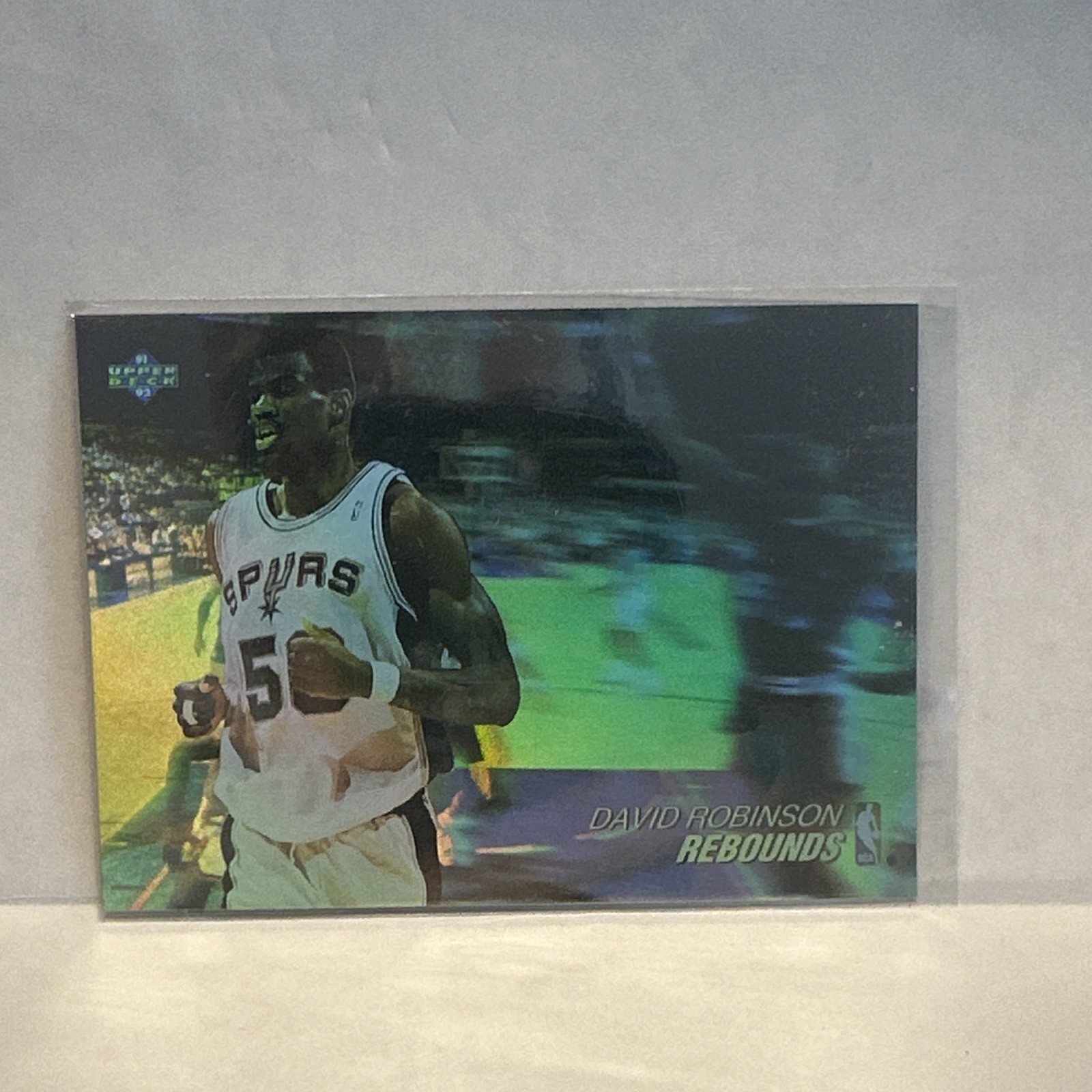 Upper Deck 1994-95 Award Winners David Robinson Rebounds AW6 Spurs Insert