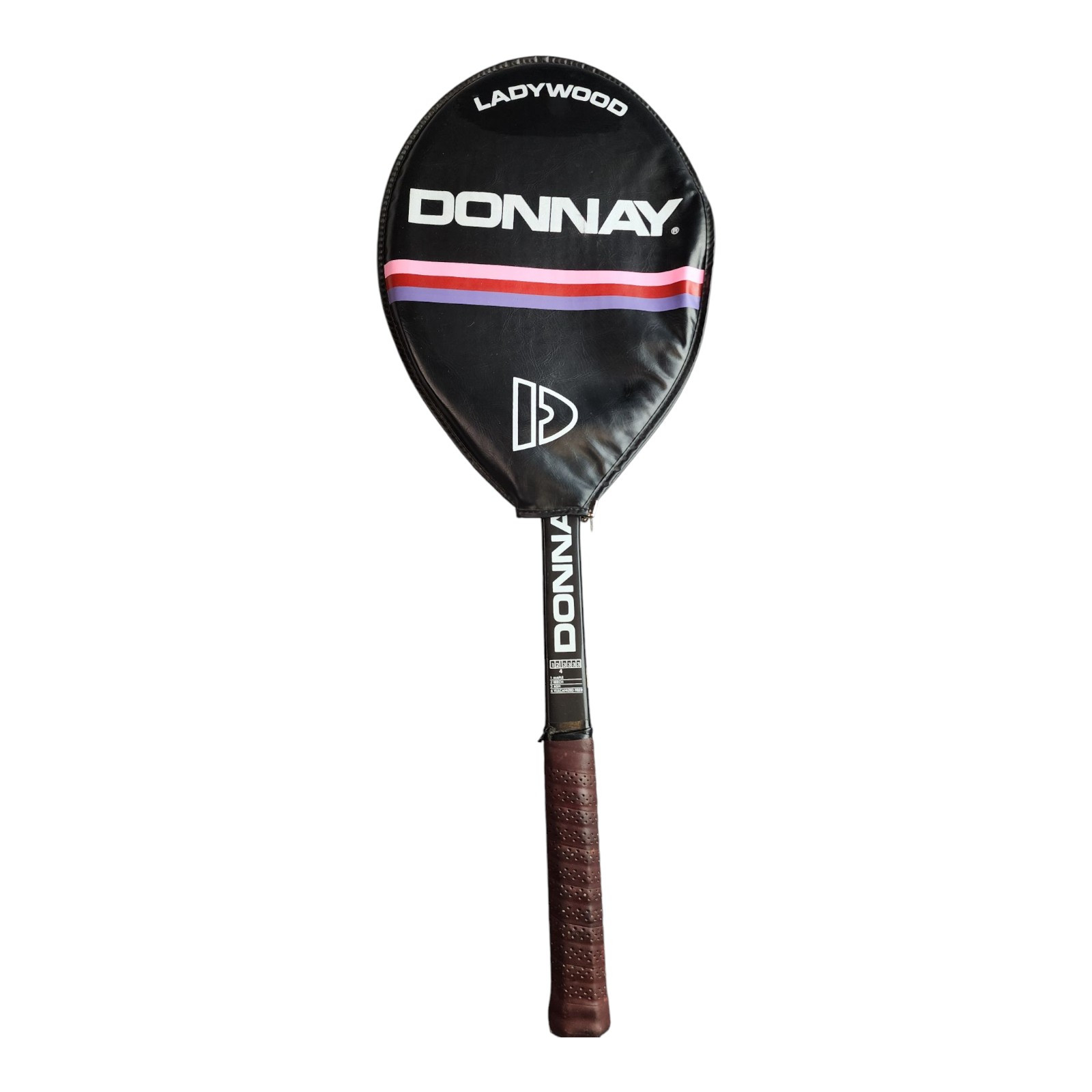 Raquette De Tennis Vintage Donnay Ladywood – Belgique – Taille 4 3/8 – Femme
