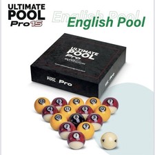 DYNASPHERES ULTIMATE POOL PRO 15 - BOLAS DE BILLAR INGLESAS.   Stock australiano