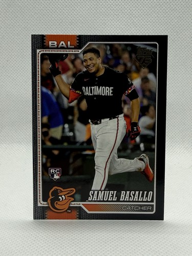 Samuel Basallo [Black Border] #104 2026 Topps card