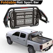 Foldable Truck Bed Chase Rack Roll Bar W Pallet For For 2005-25 Toyota Tacoma
