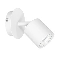 Wandleuchte Spot Weiß GU10 Modern Schwenkbar Metall Wandlampe Strahler