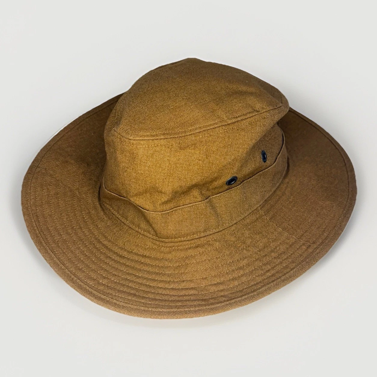 Patagonia The Forge Hat Tan Khaki Wide Brimmed EUC Size Large
