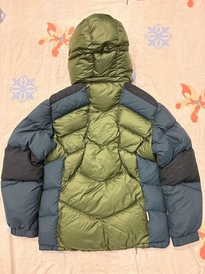 mont-bell EX 800 ダウンジャケット XL グリーン Montbell EX-800 Windstopper Puffer Jacket Men's Large(100) Green
