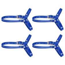 2Pairs Detachable Shoe Straps for Heels, Adjustable Ankle Strap, Sapphire Blue