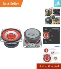 High-Performance 2" 4 Ohm Woofer Speakers - Perfect for Home Audio Radio