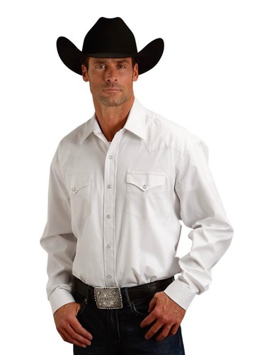 Stetson Logo Wear (White) - Men's Western Shirt main image 1