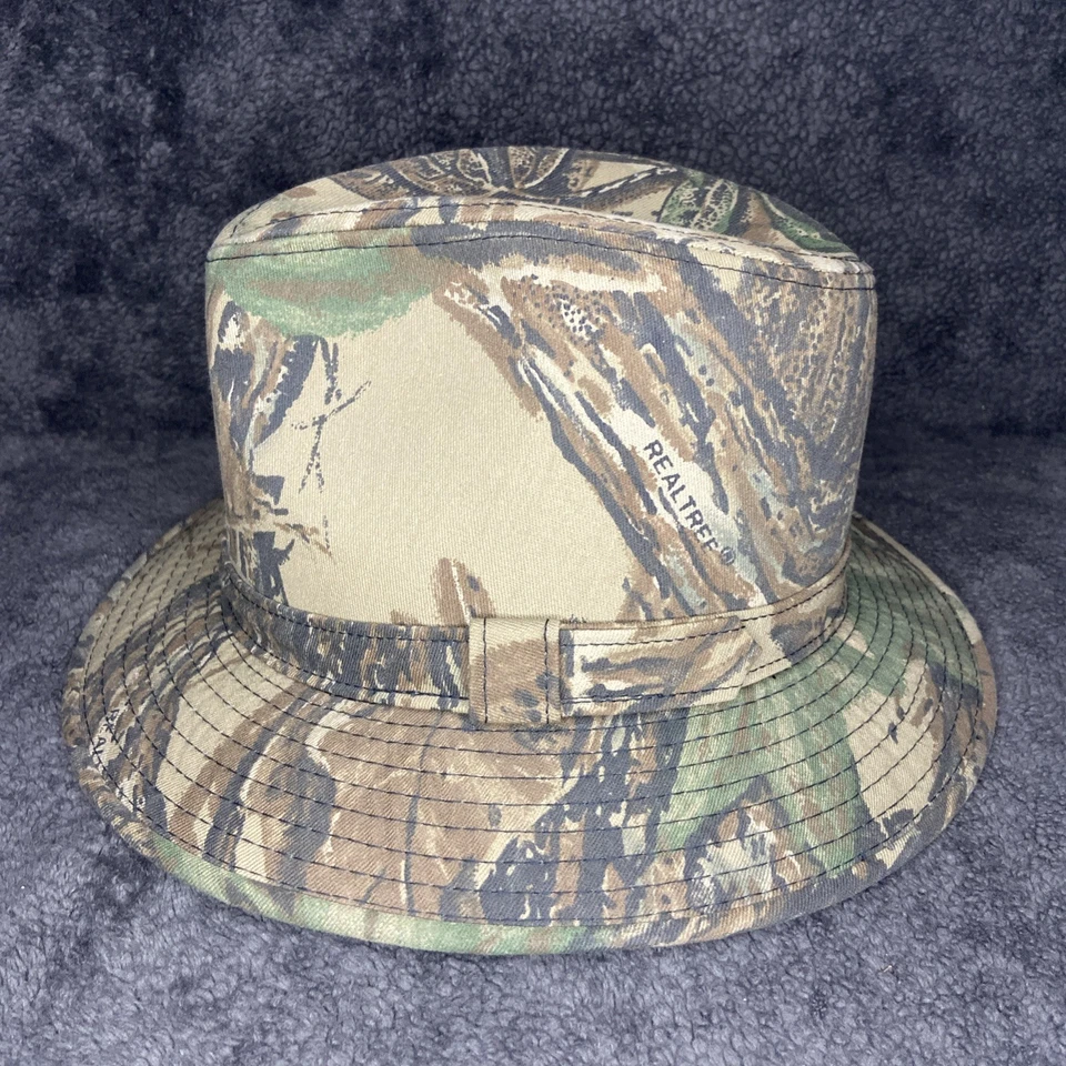 Outdoor Cap Company Men's Real Tree Advantage Camo Fedora Hat Hunting Trapper MD - Image 2 of 4