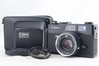[ Meter Works, NEAR MINT ] CANON Canonet QL17 Black a sister model to the GIII
