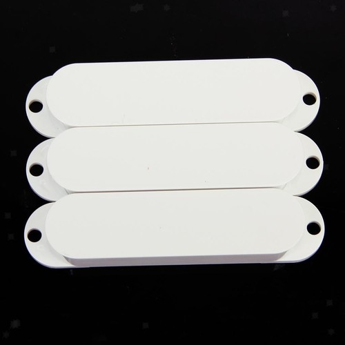 3er Set Cover für weiße Single Coil Tonabnehmer für E-Gitarre - Bild 5 von 7