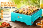 Portable Disposable BBQ Grill Charcoal Outdoor Camping Picnic Tabletop Barbecue