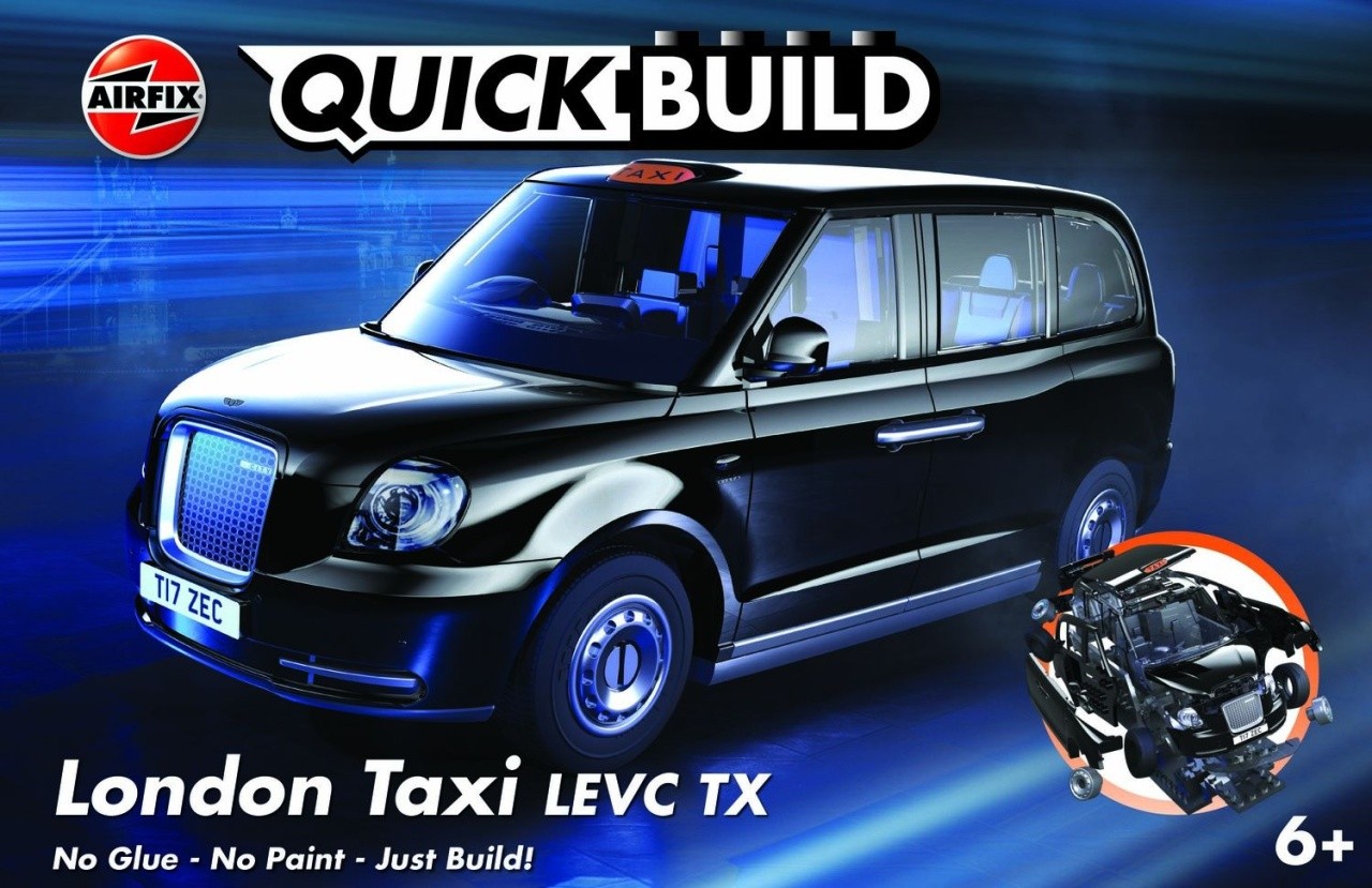 Airfix Quickbuild London Taxi Levc Tx Model Kit 179Mm - Image 4